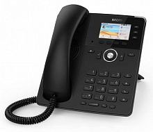 SNOM D717 black RU Настольный IP-телефон. 6 учетных записей SIP,  Цветной экран, 3 самомаркирующиеся функциональные кнопки, 2-порта 10_100_1000, USB 2.0, PoE, Цвет черный, Полная русификация. Блок питания приобретается отдельно, D717 black RU